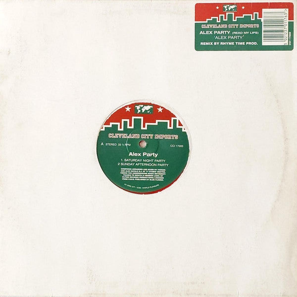 Alex Party - Alex Party (Read My Lips) (12", Red) (Very Good Plus (VG+))