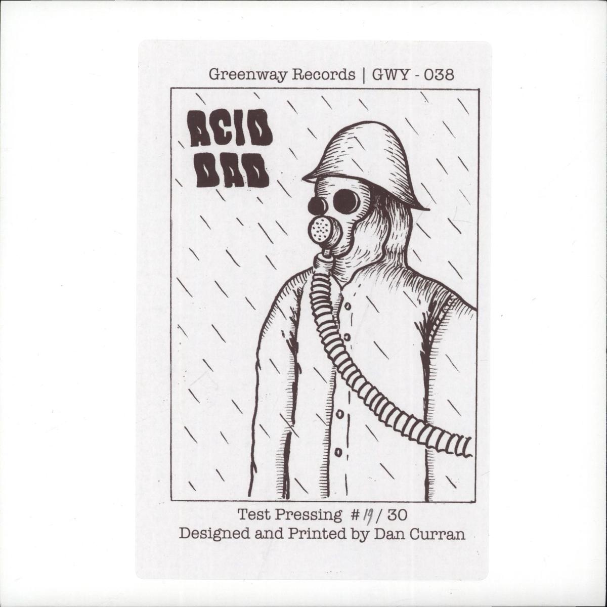 Acid Dad Die Hard / Bodies - Silver Vinyl - Test Pressing US 7" vinyl