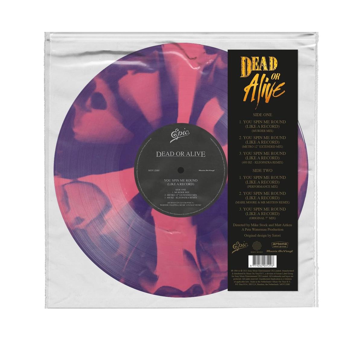 Dead Or Alive You Spin Me Round (Like A Record) - 40th Anniversary Purple & Pink Marbled Vinyl  12" vinyl