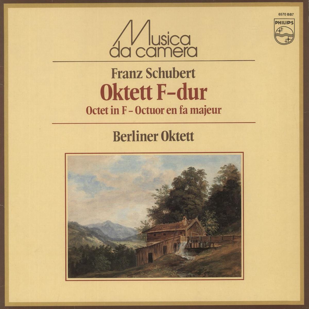 Franz Schubert Schubert: Oktett F-dur - Octet In F - Octuor En Fa Majeur Dutch Vinyl LP