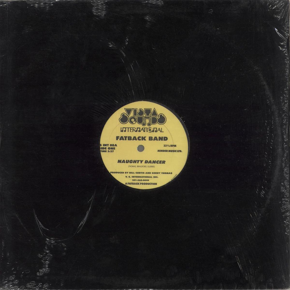 The Fatback Band Naughty Dancer US 12" vinyl