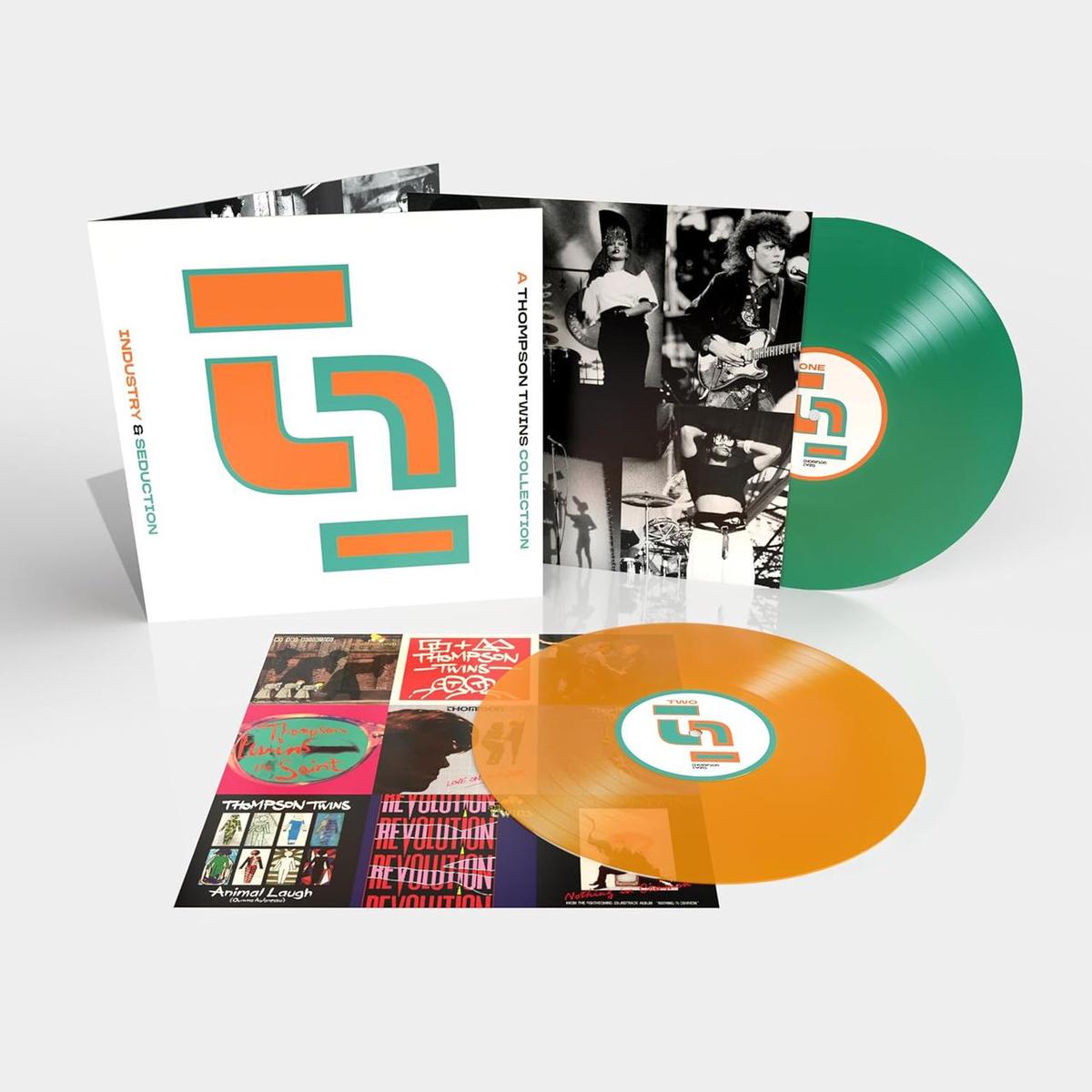 Thompson Twins Industry & Seduction: A Thompson Twins Collection - Orange & Green Vinyl - Sealed  2-LP vinyl set
