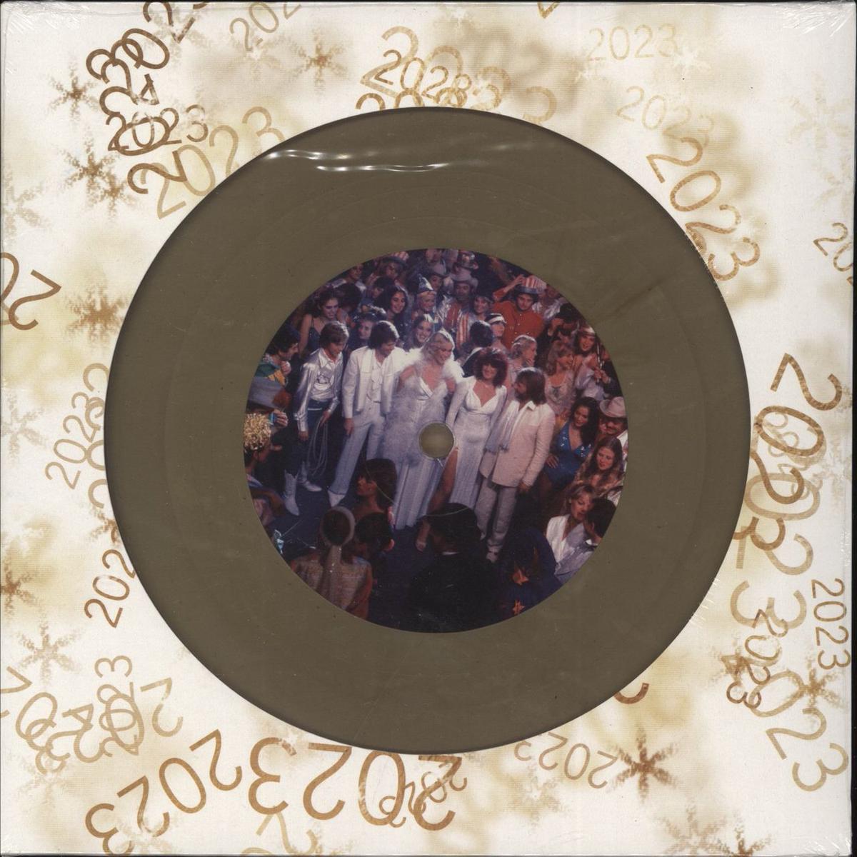 Abba Happy New Year - Gold Vinyl  7" vinyl