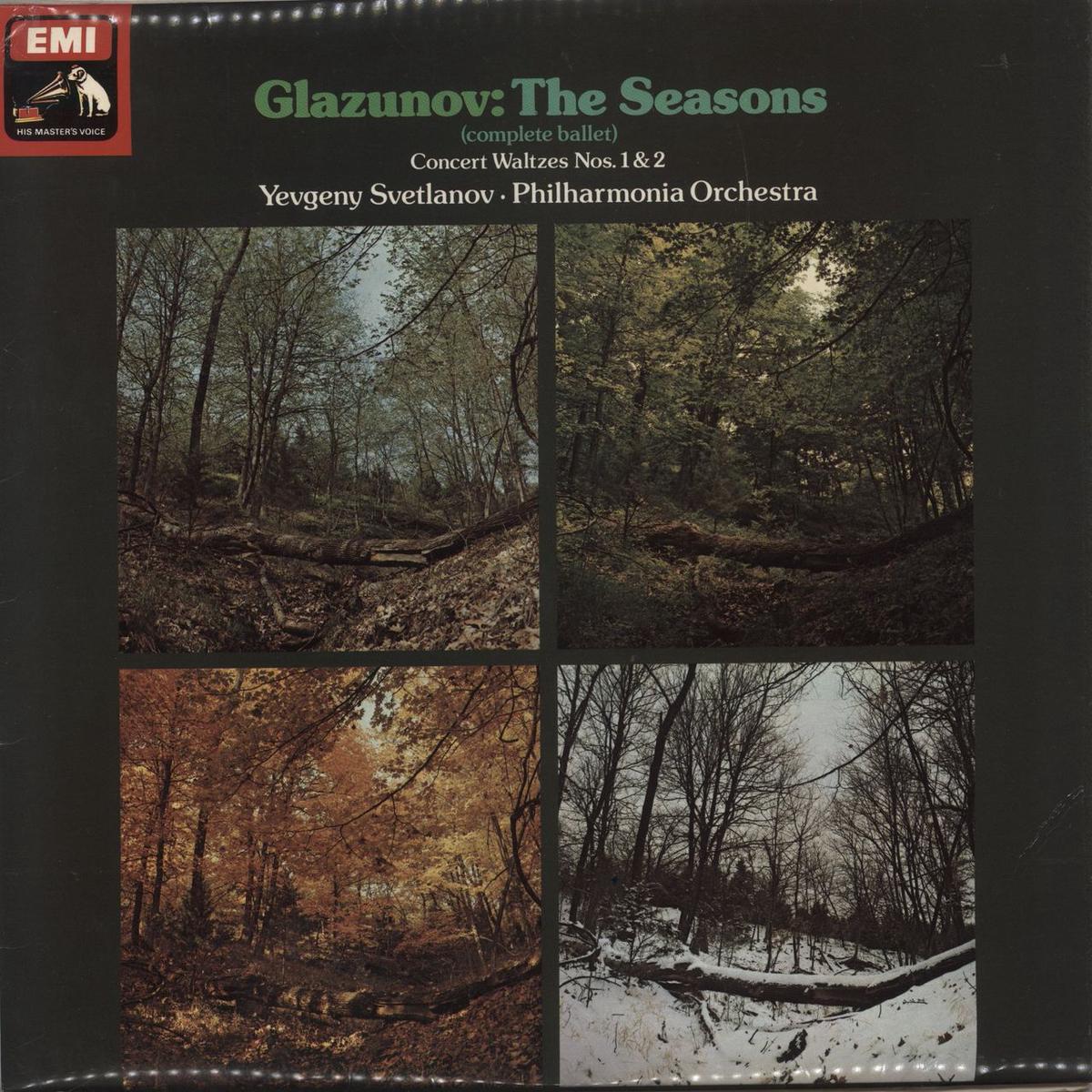 Alexander Konstantinovich Glazunov The Seasons - Quadrophonic  Vinyl LP