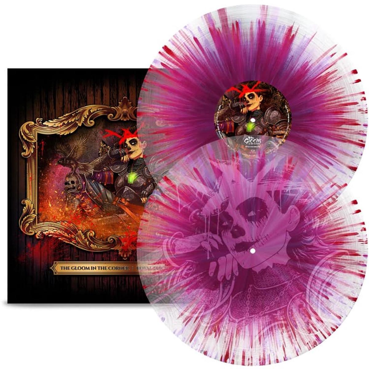The Gloom In The Corner Royal Discordance - Clear W/ Red & Light Blue Splatter - Sealed  2-LP vinyl set
