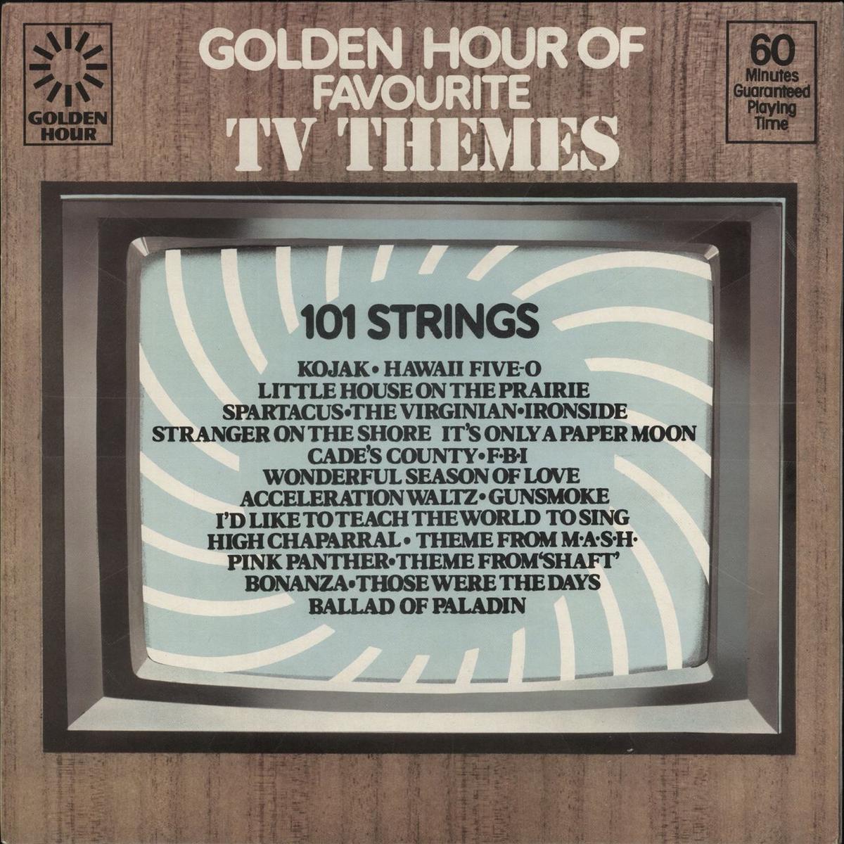101 Strings Golden Hour Of Favourite TV Themes  Vinyl LP