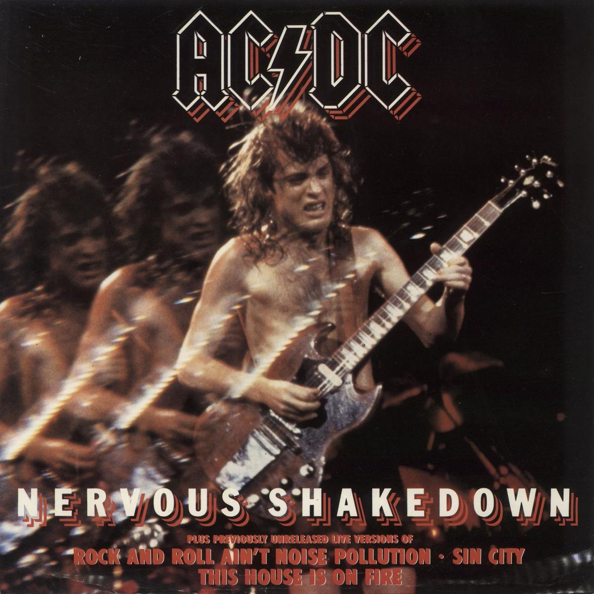 AC/DC Nervous Shakedown - EX  12" vinyl
