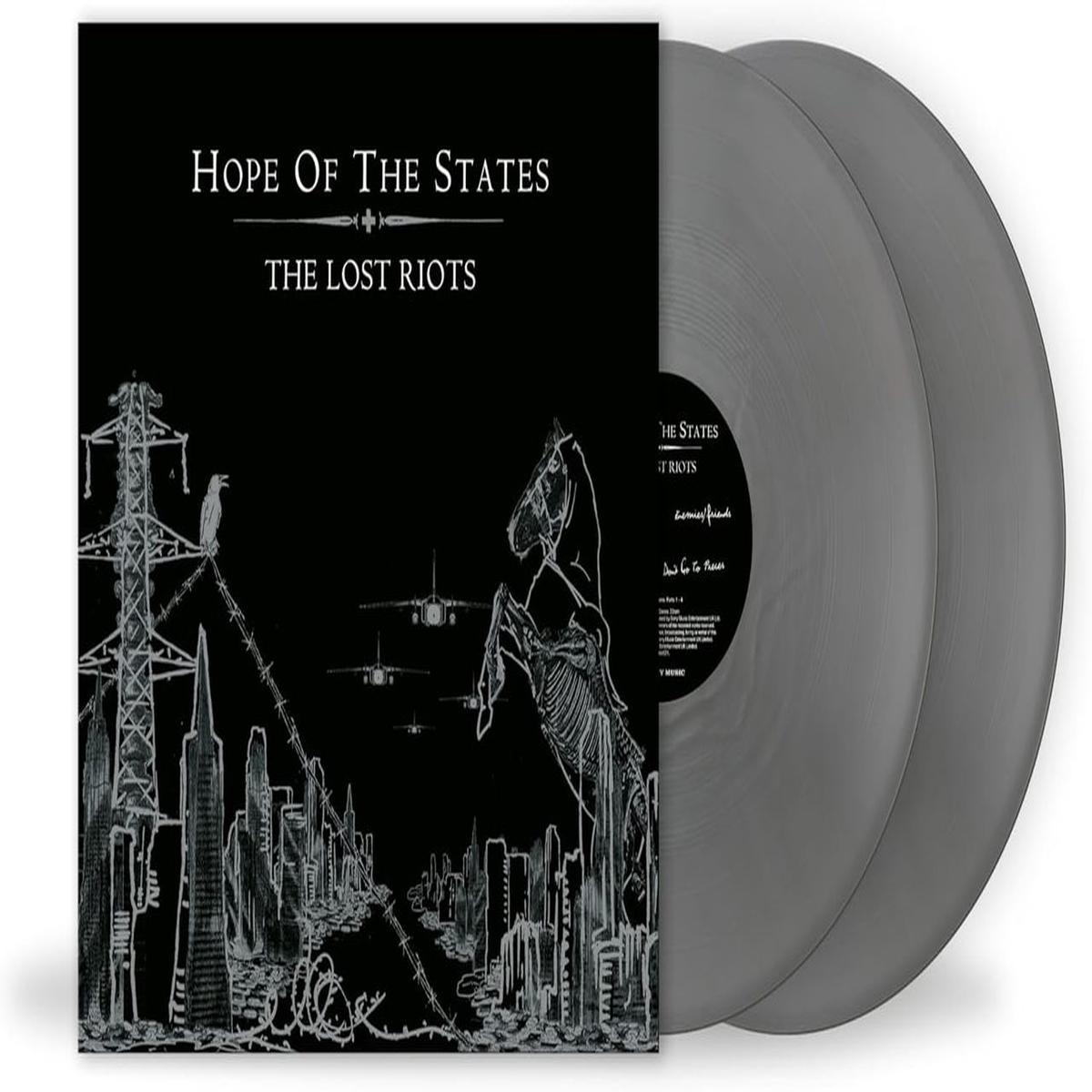 Hope Of The States The Lost Riots - National Album Day 2025 - Battered Metal Vinyl - Sealed  2-LP vinyl set