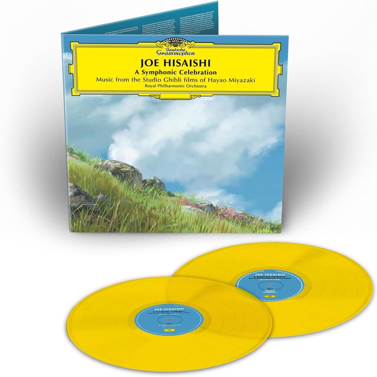 Joe Hisaishi A Symphonic Celebration | Music from the Studio Ghibli films of Hayao Miyazaki - Yellow Vinyl  2-LP vinyl set
