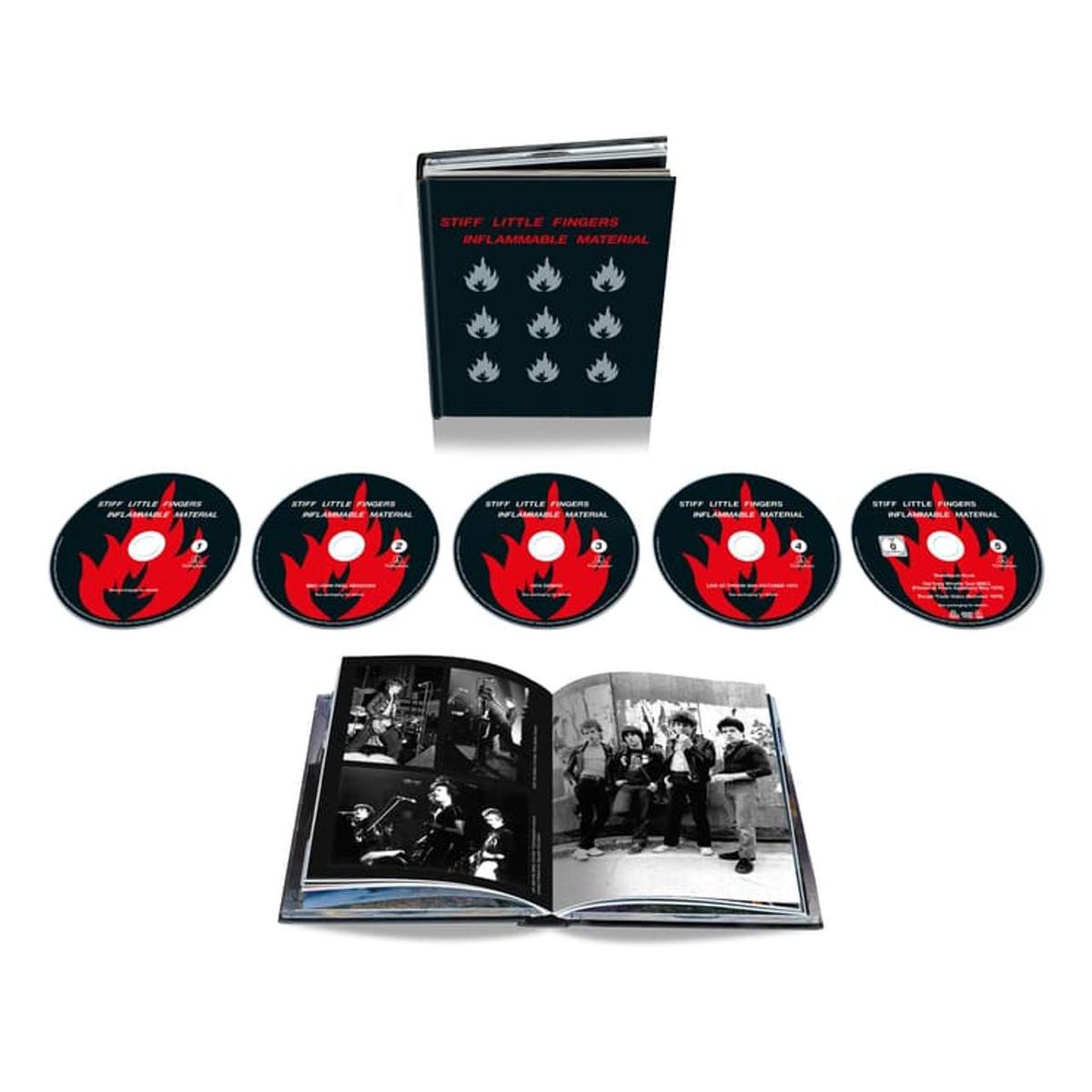 Stiff Little Fingers Inflammable Material - 2025 Remaster - 4CD + DVD - Sealed  Cd album box set