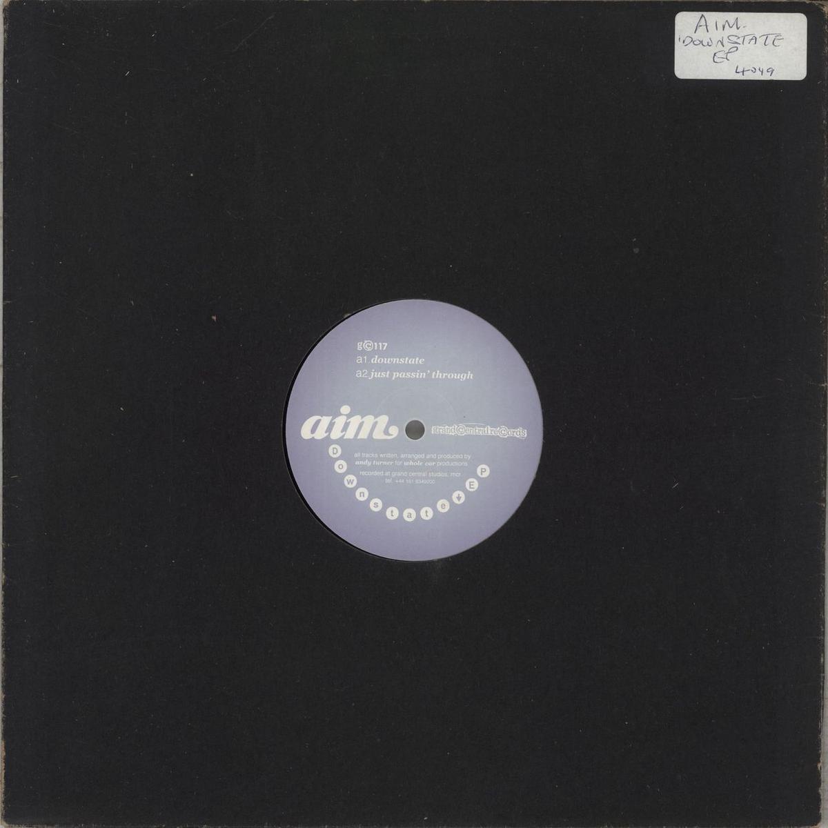 Aim Downstate E.P.  Promo 12" vinyl