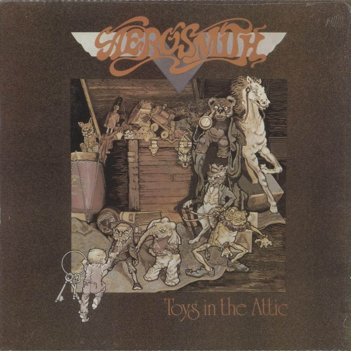 Aerosmith Toys In The Attic - Open Shrink  Vinyl LP