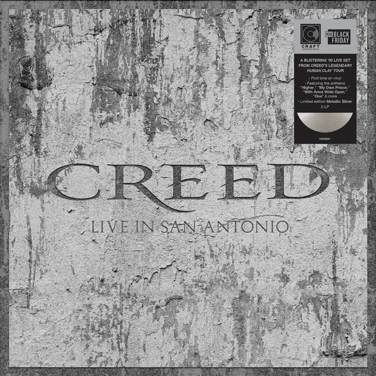 Creed Live In San Antonio - RSD Black Friday 2025 - Metallic Silver Vinyl - Sealed  2-LP vinyl set