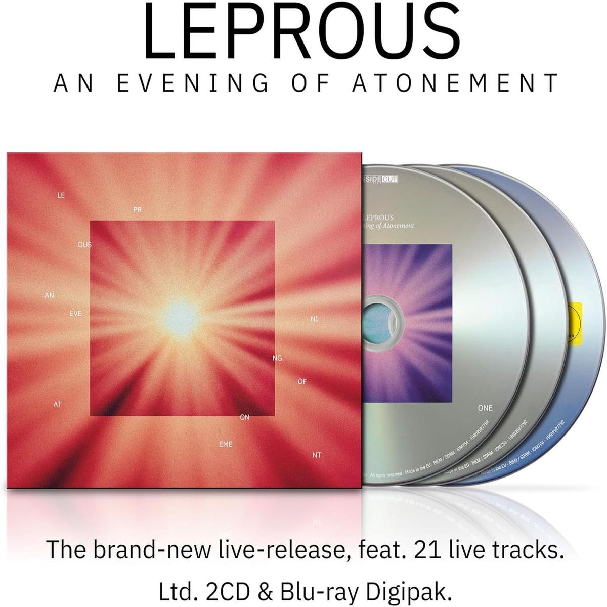 Leprous An Evening Of Atonement - 2CD & Blu-ray Set - Sealed  3-CD set