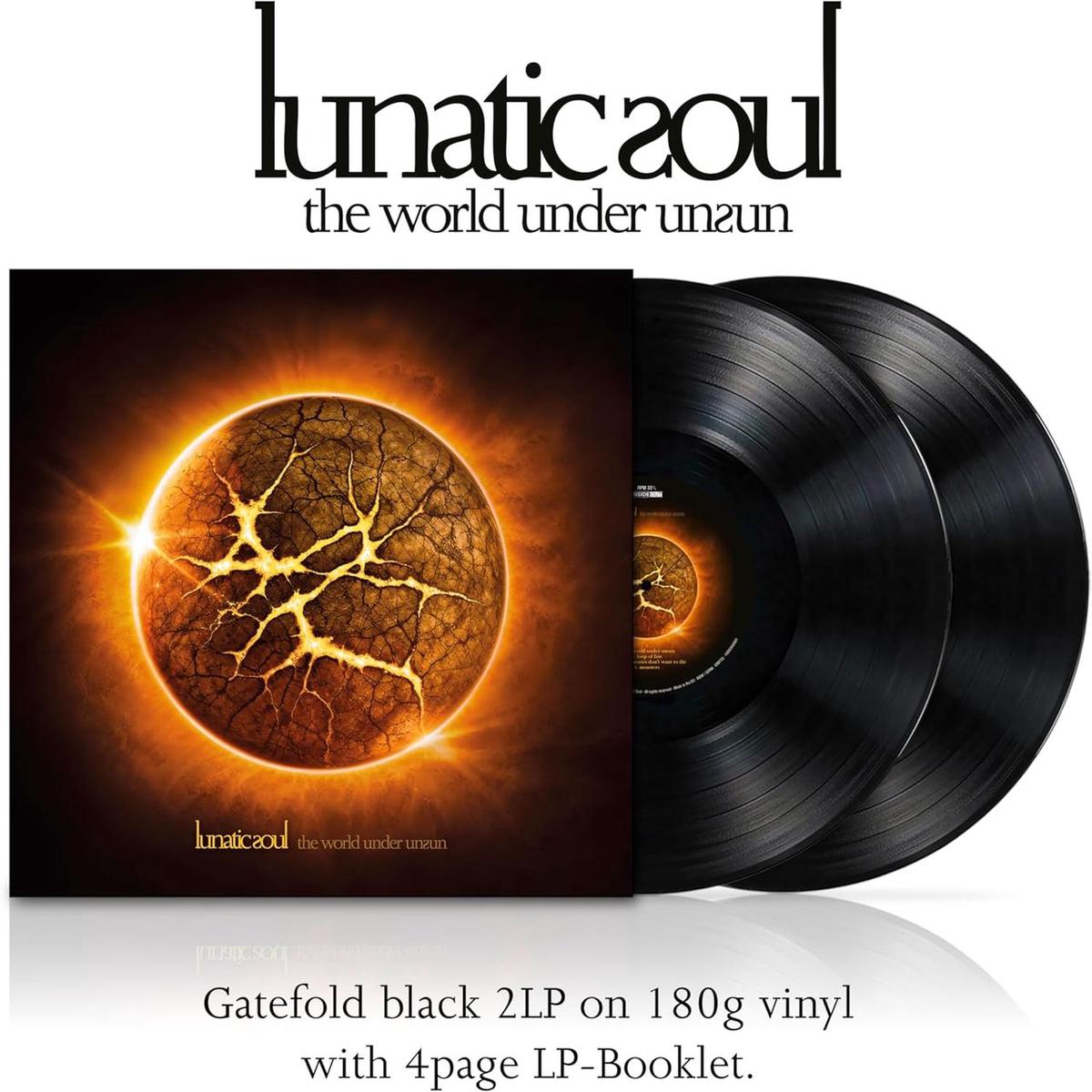 Lunatic Soul The World Under Unsun - 180 Gram Black Vinyl - Sealed  2-LP vinyl set