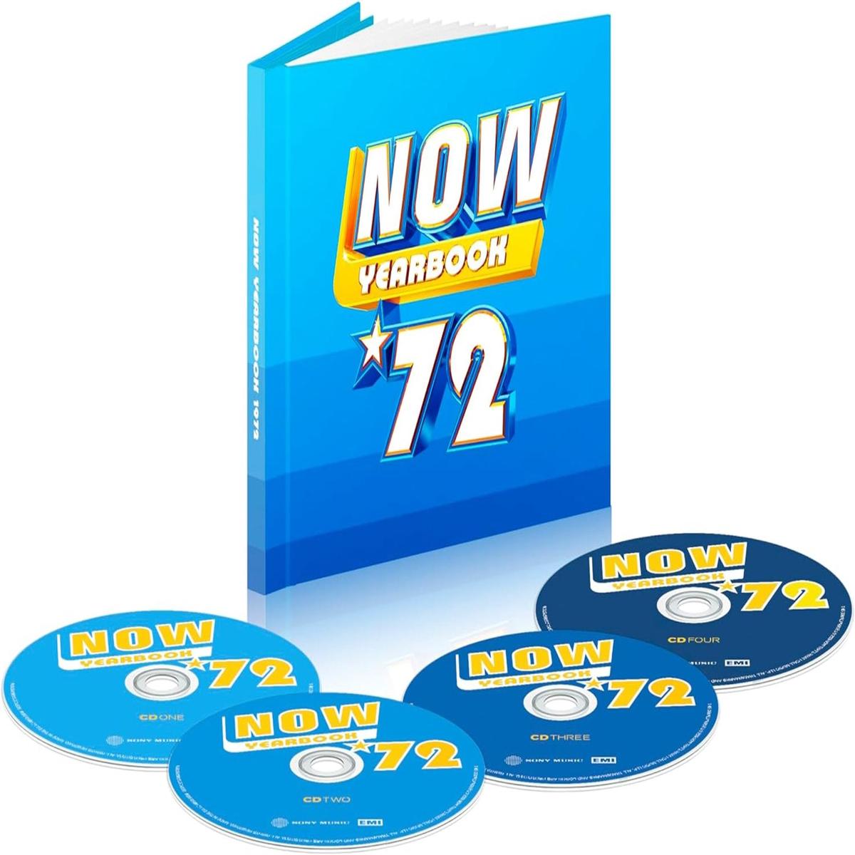 Now That's What I Call Music NOW Yearbook '72 - Deluxe Hardcover Edition - Sealed  4-CD set