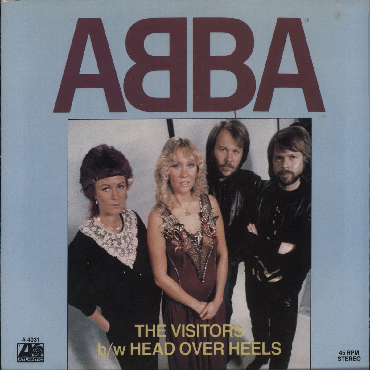 Abba The Visitors US 7" vinyl