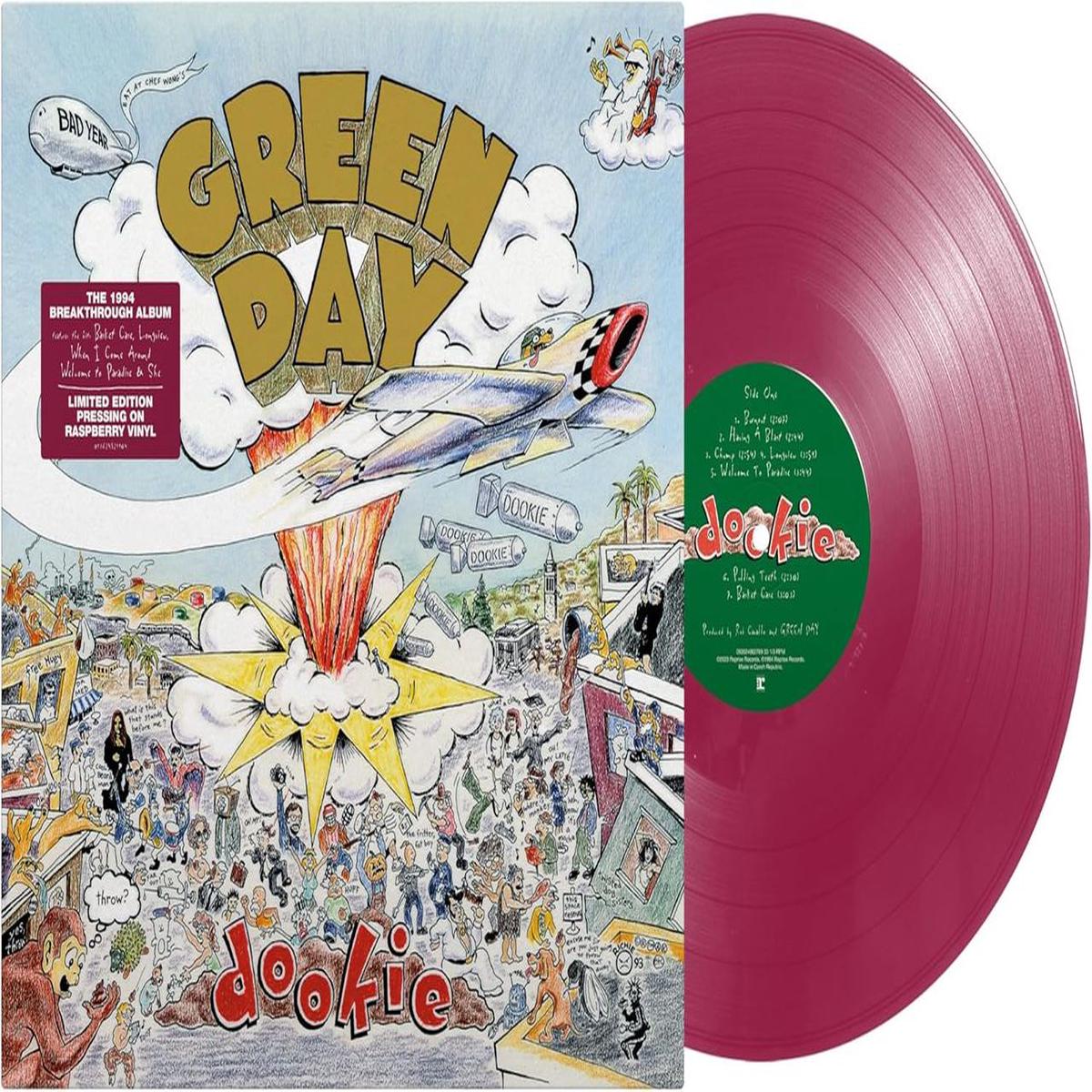 Green Day Dookie - Raspberry Vinyl - Sealed  Vinyl LP