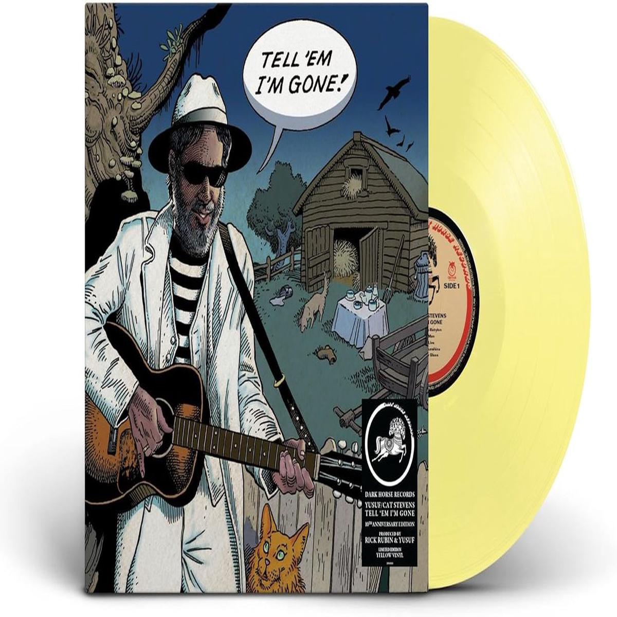 Cat Stevens Tell 'Em I'm Gone! - 10th Anniversary Edition - Yellow Vinyl - Sealed  Vinyl LP