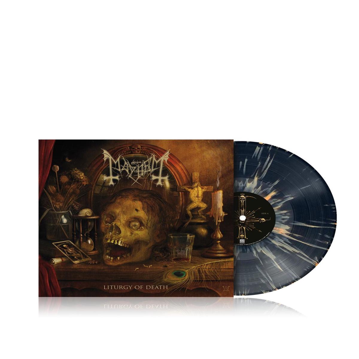 Mayhem Liturgy Of Death - Splatter Black & Apricot Vinyl - Limited to 1000 Copies - Sealed  Vinyl LP