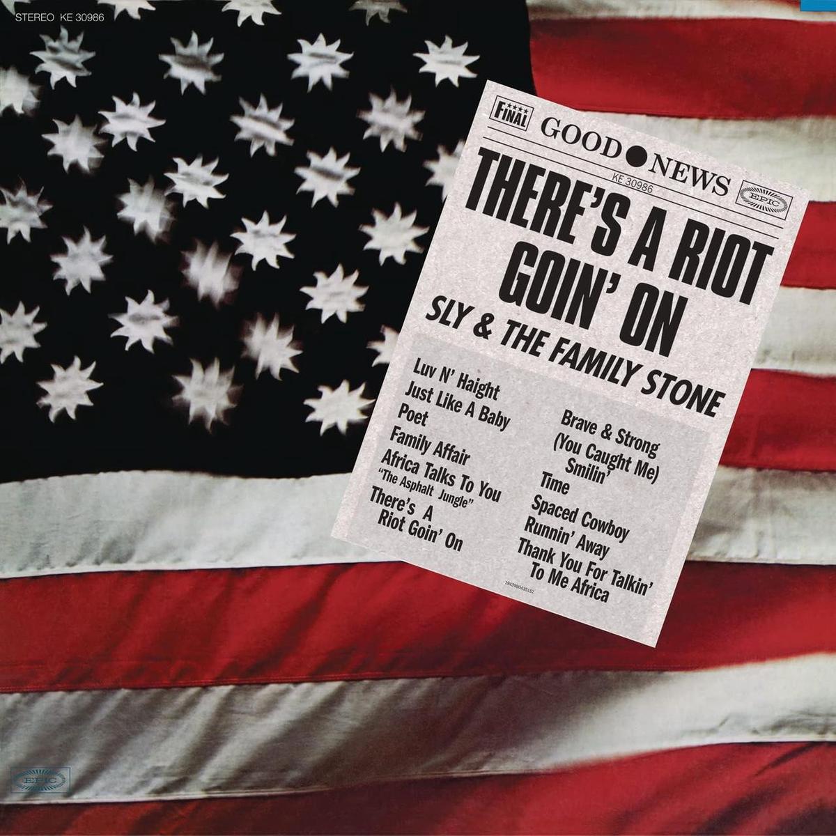 Sly & The Family Stone There's A Riot Goin' On - Black Vinyl - Sealed  Vinyl LP
