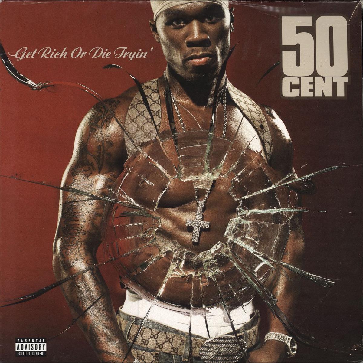 50 Cent Get Rich Or Die Tryin' - Black Vinyl - Sealed  2-LP vinyl set