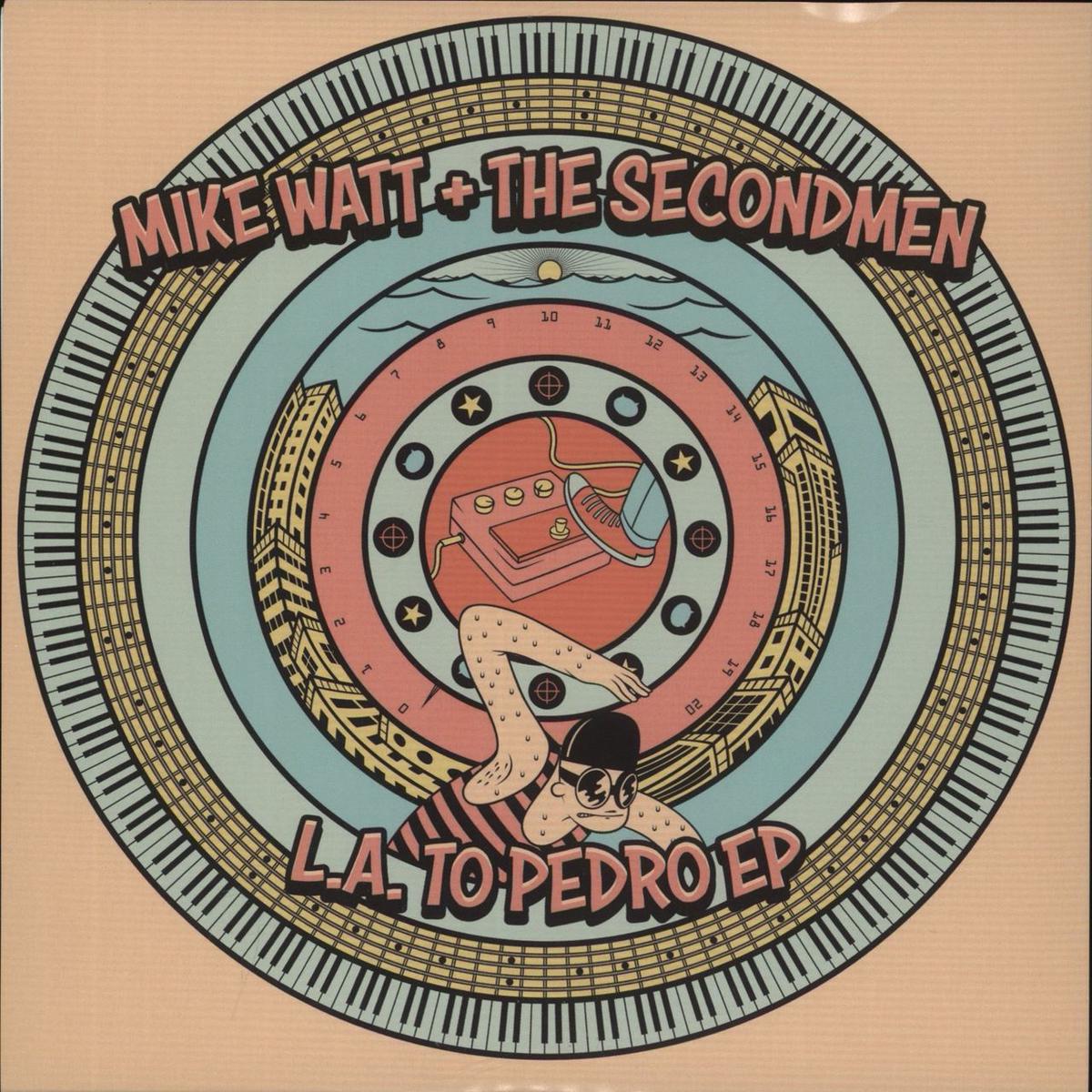 Zig Zags L.A. to Pedro - Orange Vinyl US 7" vinyl