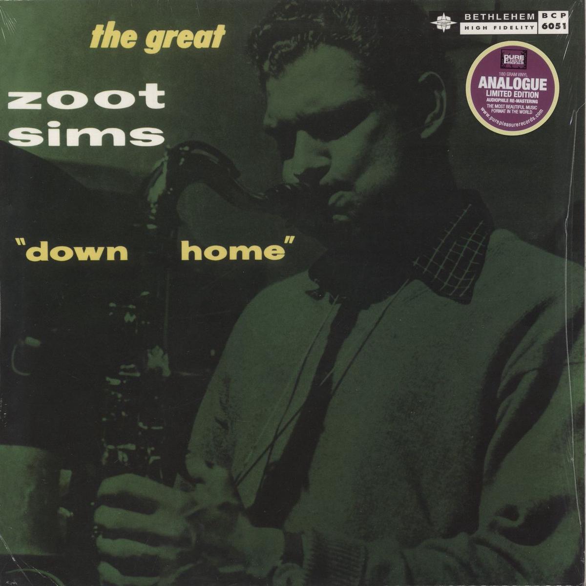 Zoot Sims Down Home - 180gm Vinyl  Vinyl LP