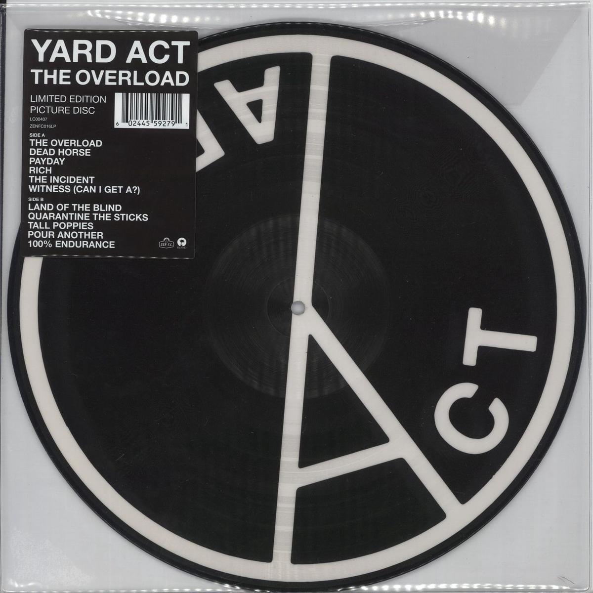 Yard Act The Overload - Autographed Fanzine  Picture disc LP