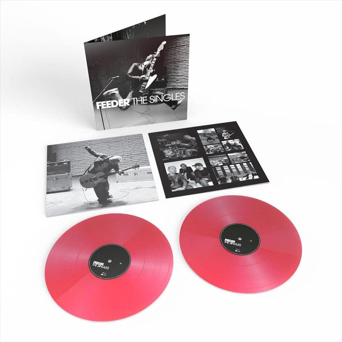 Feeder The Singles - Transparent Pink Vinyl - Sealed  2-LP vinyl set