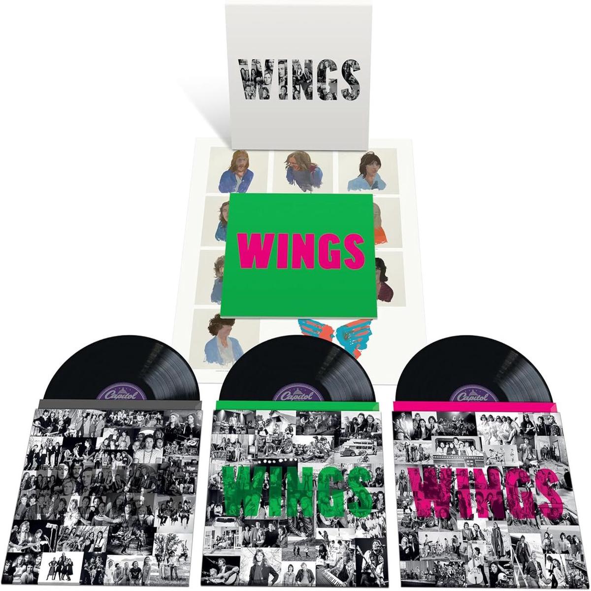 Paul McCartney and Wings Wings - 3LP Collection Editio 180 Gram Black Vinyl + Booklet & Poster - Sealed  3-LP vinyl set