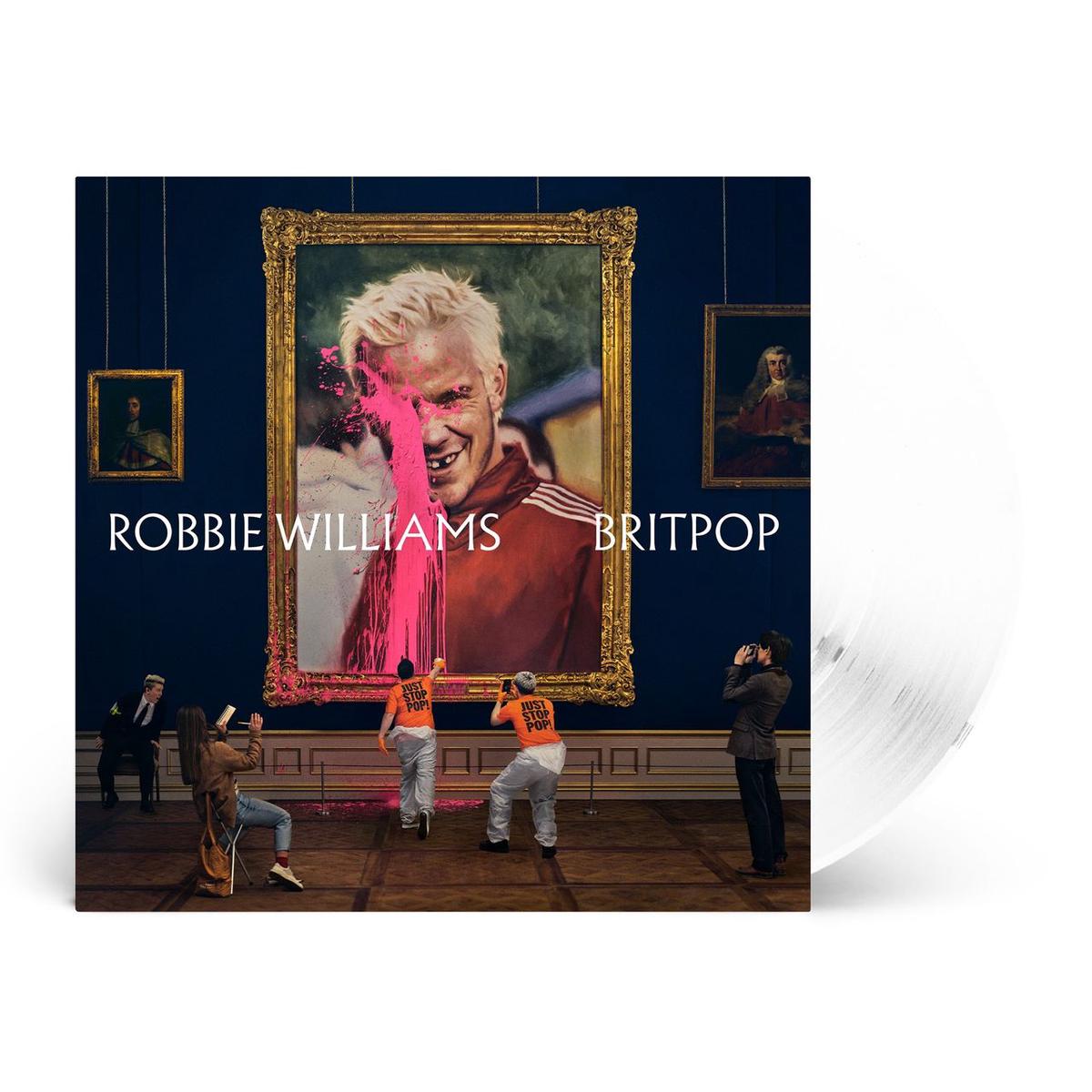 Robbie Williams BRITPOP - Indie Exclusive White Vinyl - Sealed  Vinyl LP