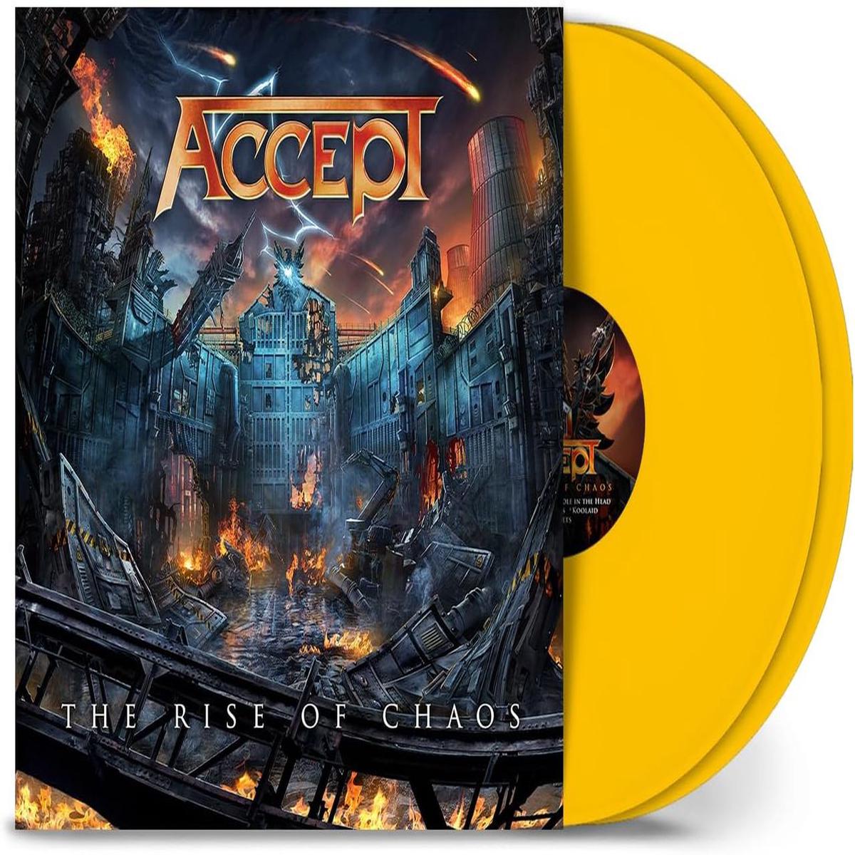 Accept The Rise Of Chaos - Yellow Vinyl - Sealed  2-LP vinyl set