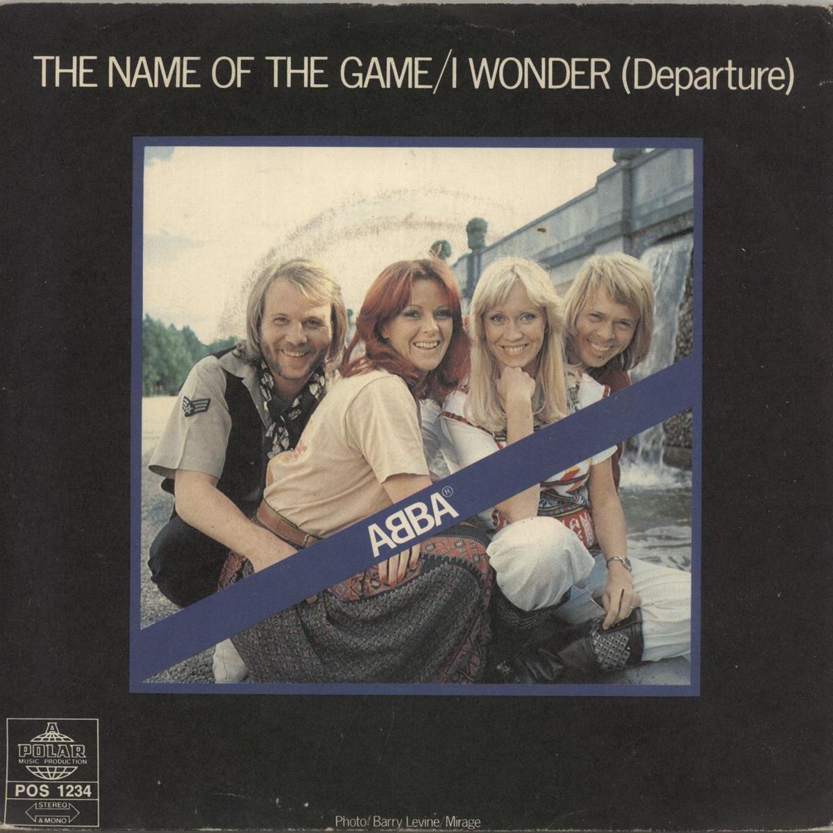 Abba The Name Of The Game Swedish 7" vinyl