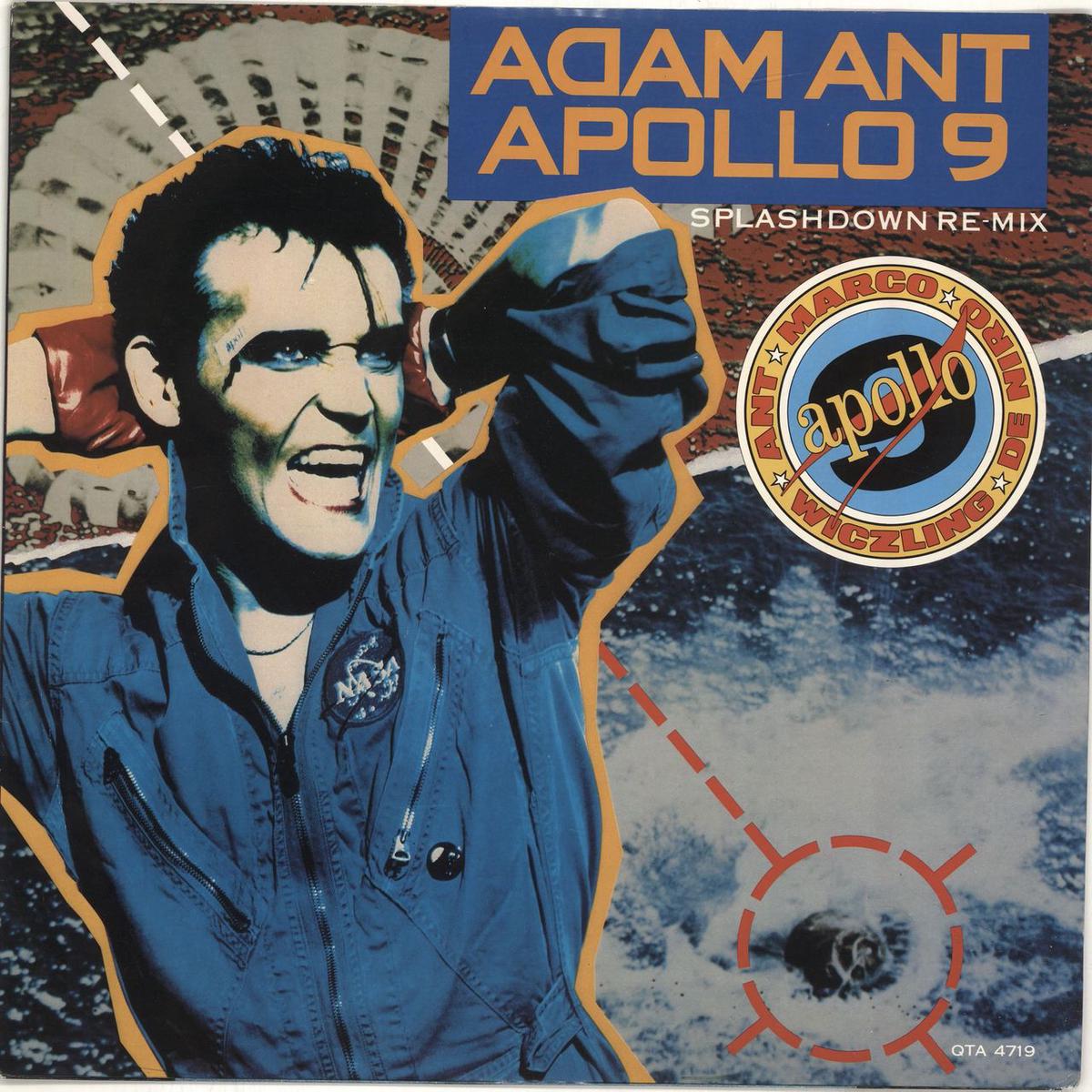 Adam Ant Apollo 9 (Splashdown Re-Mix)  12" vinyl