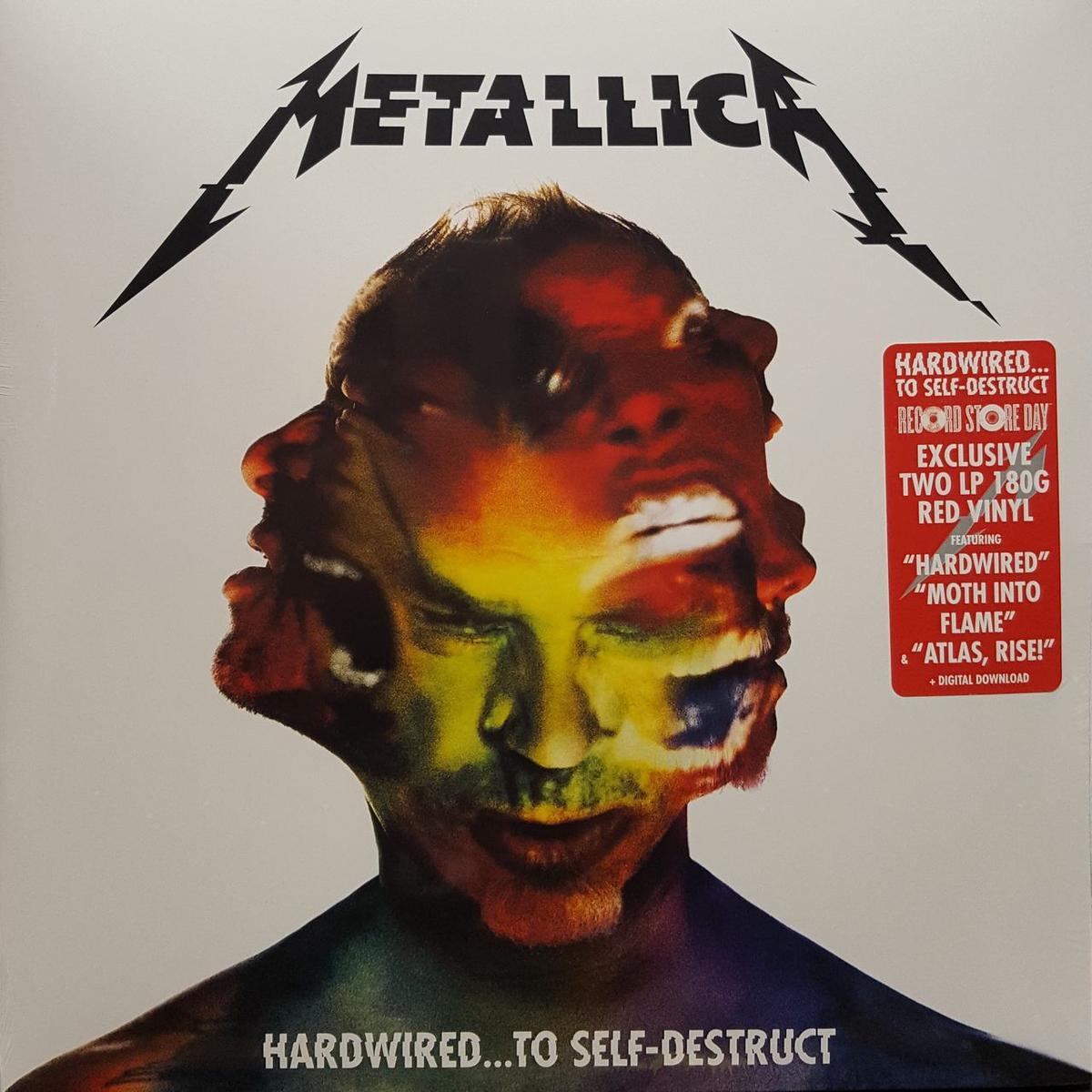 Metallica Hardwired... To Self-Destruct - 180gram Red Vinyl - Sealed  2-LP vinyl set