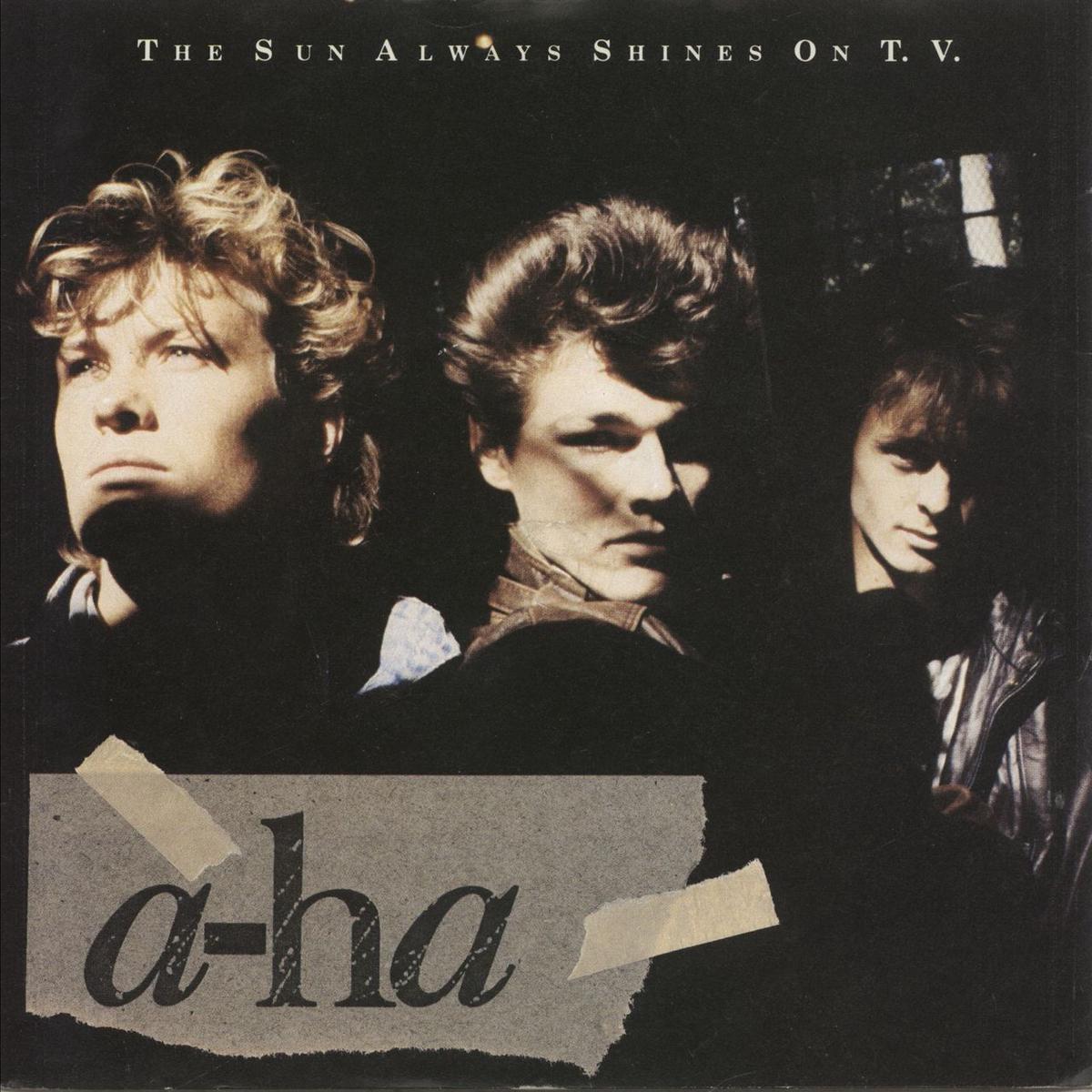 A-Ha The Sun Always Shines On T.V. - P/S  7" vinyl