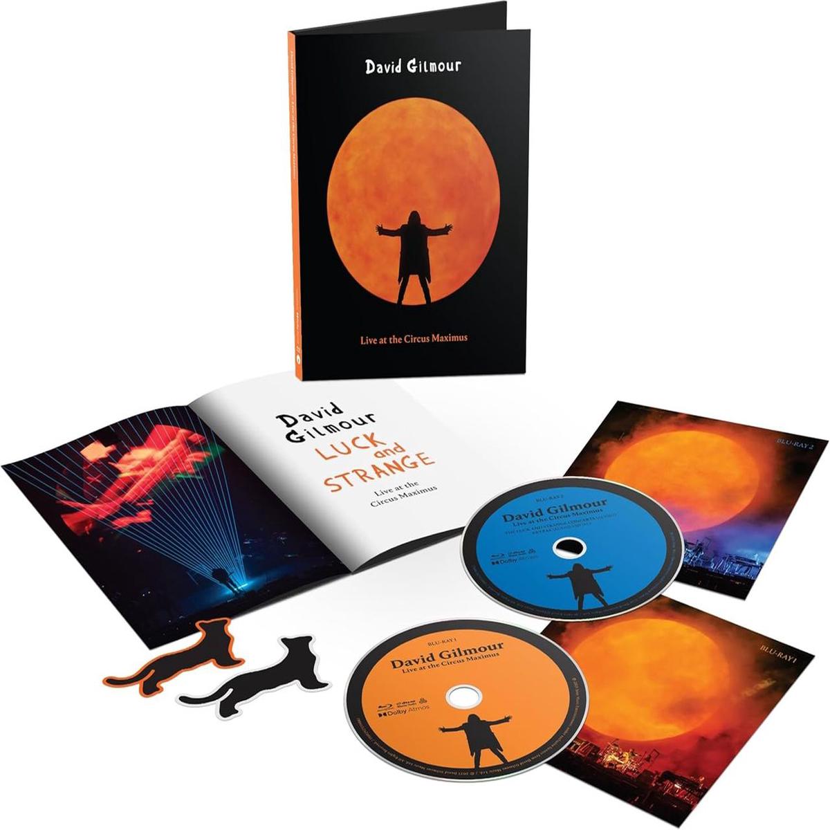 David Gilmour Live At The Circus Maximus - 2 Blu-Ray Set - Dolby Atmos & 5.1 DTS-HD MA - Sealed  Blu Ray