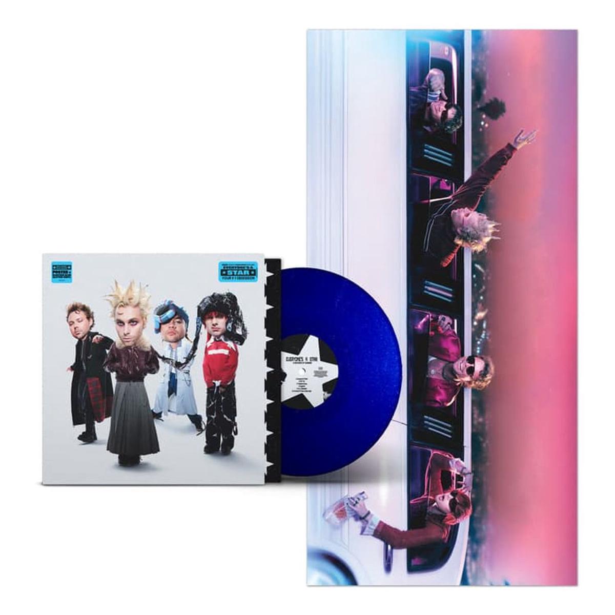 5 Seconds Of Summer Everyones A Star! - Indie Exclusive - Electric Blue Glitter Vinyl - Sealed  Vinyl LP