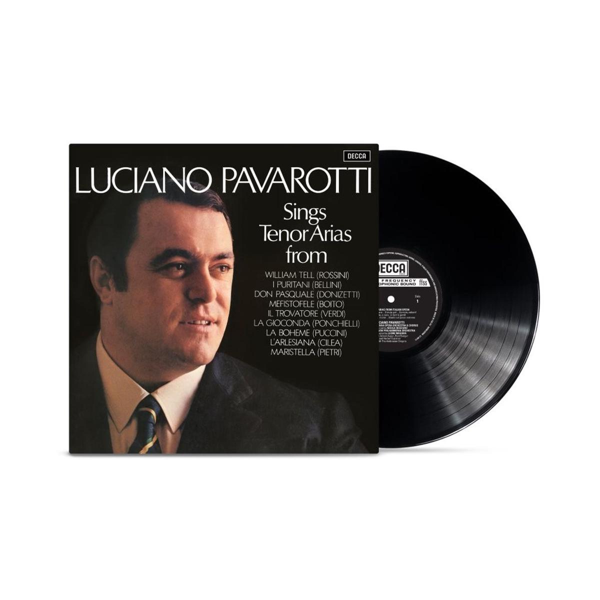 Luciano Pavarotti Tenor Arias From Italian Operas - Remastered HD Audio 180 Gram Vinyl - Sealed  Vinyl LP