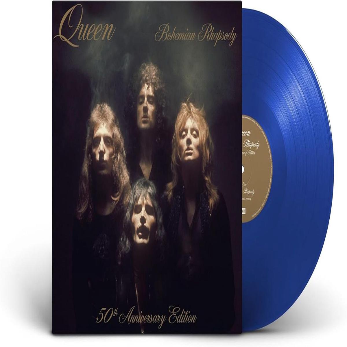 Queen Bohemian Rhapsody - 50th Anniversary Edition - Transparent Blue Vinyl - Sealed  12" vinyl