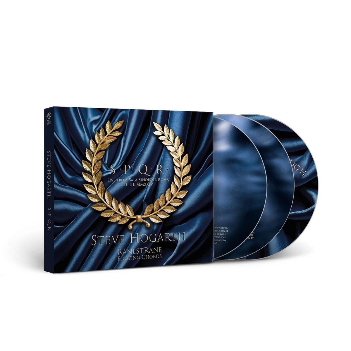 Steve Hogarth S.P.Q.R. Live From Sala Sinopoli, Roma - 2CD+Blu-Ray Disc - Digipak - Sealed  2-CD album set