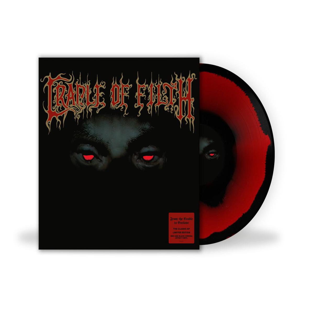 Cradle Of Filth From The Cradle To Enslave EP - Red & Black Corona Effect Vinyl - Sealed  12" vinyl