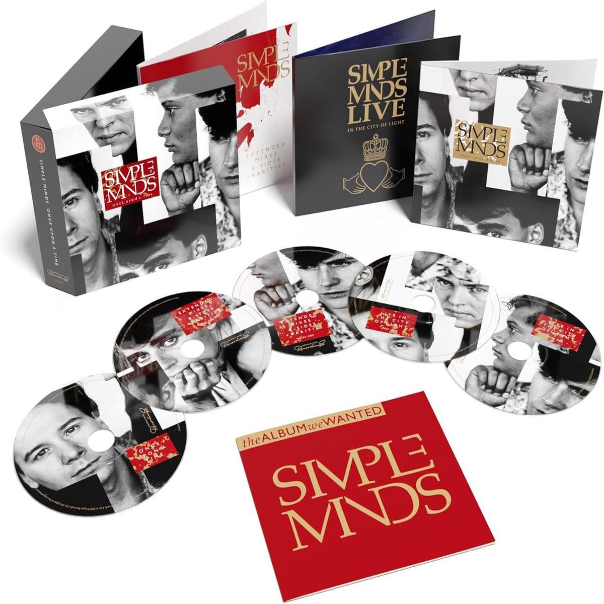 Simple Minds Once Upon A Time - 40th Anniversary Edition - 5 x Remastered CDs - Box Set - Sealed  Cd album box set