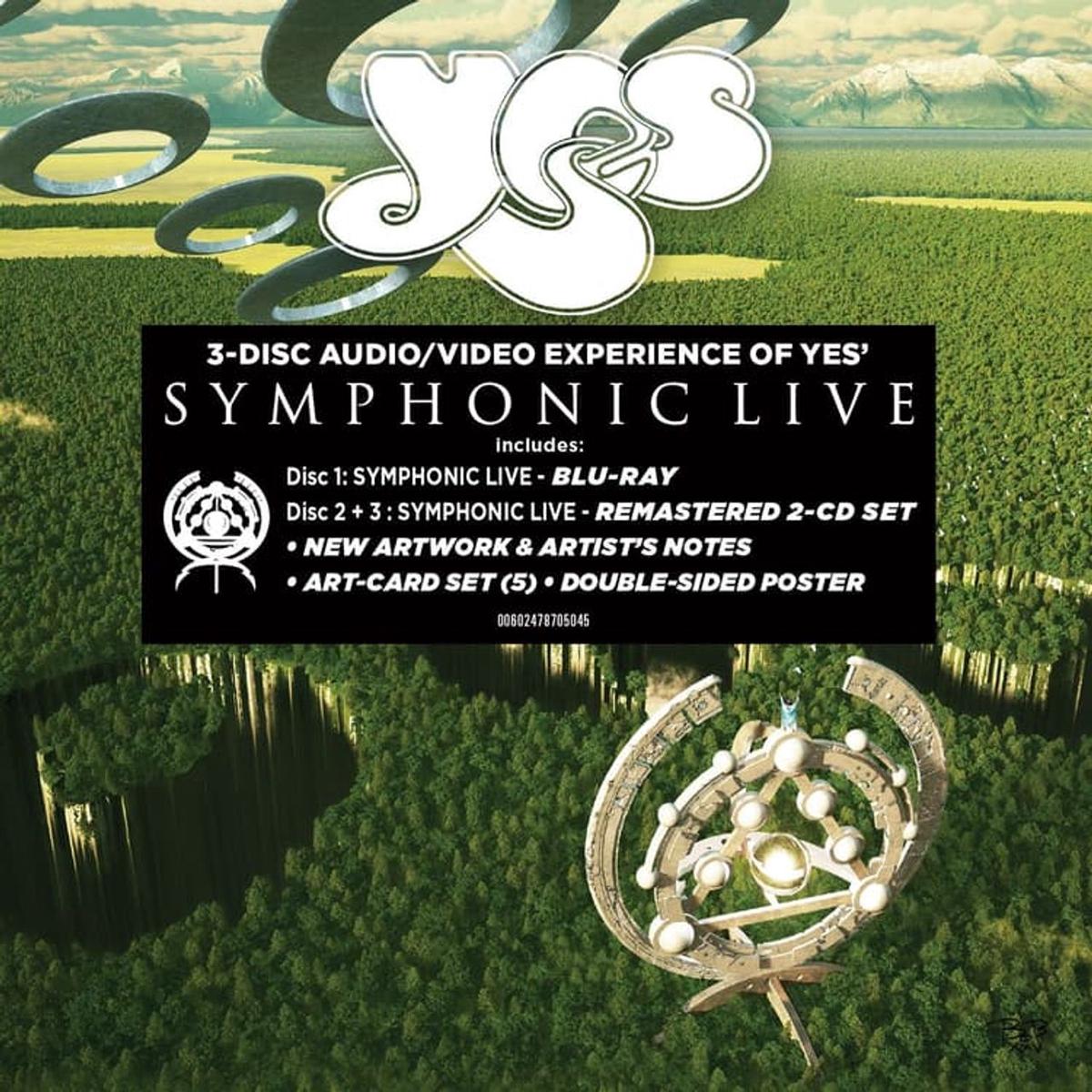 Yes Symphonic Live - 2-CD + Blu-Ray Box Set - Sealed  Cd album box set