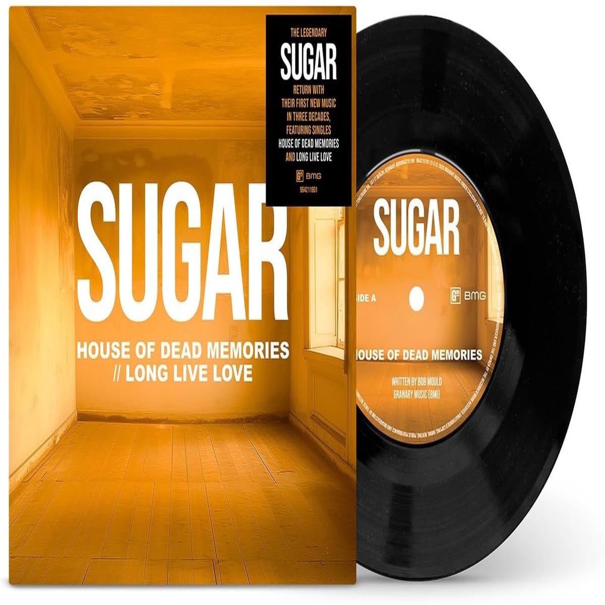 Sugar (90s) House Of Dead Memories / Long Live Love - Black Vinyl - Sealed  7" vinyl