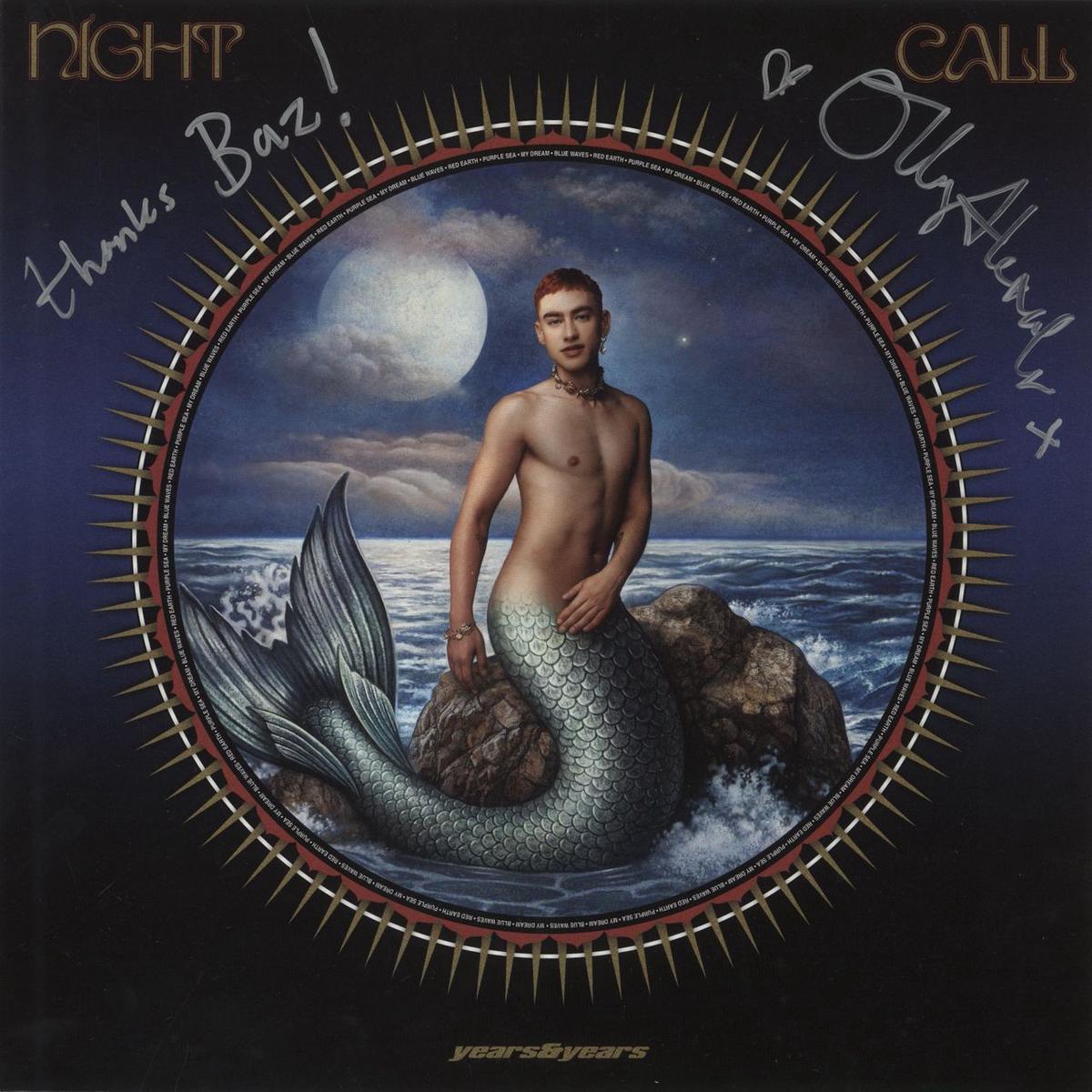 Years & Years Night Call - Blue Vinyl - Autographed  Vinyl LP