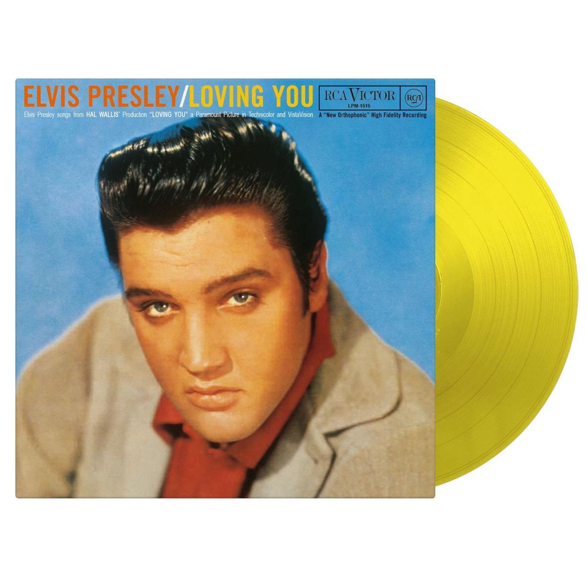 Elvis Presley Loving You - Translucent Yellow Vinyl 180 Gram - Numbered Edition  Vinyl LP
