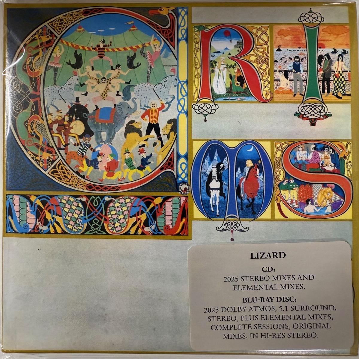 King Crimson Lizard - CD+Blu-Ray Edition - Dolby Atmos | 2025 Mixes | Elemental Mixes | Sessions - Sealed  2-CD album set