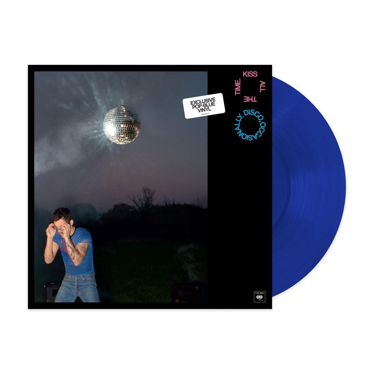 Harry Styles Kiss All The Time. Disco, Occasionally - 'Neptune' Pop-Blue Vinyl - Sealed  Vinyl LP